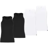 Puma Maillot de corps noir / blanc