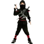 MOM Killer Ninja Junior Costume Noir 7-9 Years Enfants