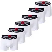 HUGO Boxers rouge / noir / blanc