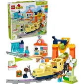 LEGO DUPLO Ma ville 10428 Le grand train communautaire interactif - Jouets d’éveil 3 ans