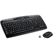 Logitech Mk330 Wireless Keyboard And Mouse Spanish Noir