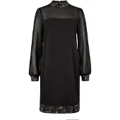 Apricot Robe de cocktail noir