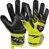 Reusch Attrakt Silver Junior Goalkeeper Gloves Jaune 4 Enfants