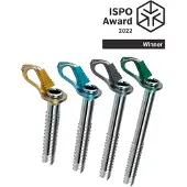 Blue Ice - Broche à glace - Aero Lite en Aluminium - Taille 19 cm - Gris