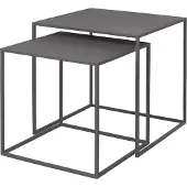 Blomus Table d'Appoint Blomus Fera Steel Gris (Lot de 2)