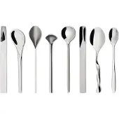 Alessi Mspoonset Cutlery Set Argenté