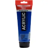 Amsterdam Peinture Acrylique en tube - Bleu phtalo - 570 - - 250ml