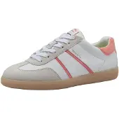 Tamaris Baskets basses mastic / saumon / blanc