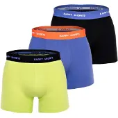 Happy Shorts Boxers citron vert / lavande / noir