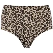 Chantelle Slip crème / brun foncé / noir