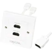 Logilink AH0015 câble HDMI HDMI Type A (Standard) Blanc