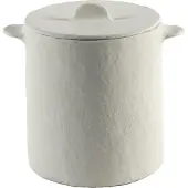 Serax White Earth Pot Blanc avec Couvercle