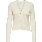 ONLY Cardigan 'ONLKatia' blanc cassé