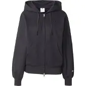 Champion Femmes, Pull-over, Kapuzenpullover mit durchgehendem Reissverschluss, Noir, (XL)