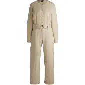 BOSS pour femme. 50536843 Combinaison beige Daiyla (XS), Casuel, Viscose, Manche longue