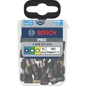 Bosch Accesorios Jeu De Mèches Cruciformes Pro Ph/pz/t 25 Mm 25 Pièces