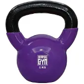 Orange Gym Kettlebell en vinyle 6 kg Violet