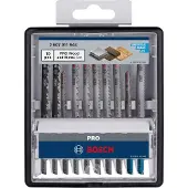 Bosch Professional PRO Wood and Metal Lame pour Scies Sauteuses (10x)