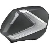 Givi Ensemble de bagages V37 silver optics ARGENTÉ, TRANSPARENT