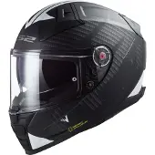 LS2 Casque intégral LS2 FF811 VECTOR II Splitter Mat Noir Blanc taille L