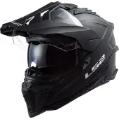 LS2 MX701 Explorer Solid Mat Noir ECE 22.06 Casque d'Aventure Taille XL