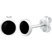 Elli Boucles d'oreilles 'Geo' argent