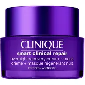 Clinique Smart Clinical Repair Overnight Recovery Cream + Mask masque et crème de nuit hydratant pour la régénération de la peau 50 ml