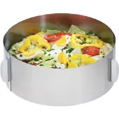 GEFU GE14304 Cercle à Gâteaux Extensible avec Poignée Acier Inoxydable Inox 17,3 x 10,19 x 17,10 cm XXL