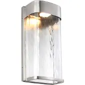 Elstead Lighting Applique murale d'extérieur Bennie LED 30cm Acier brossé, peint IP44 (1000 lm, IP44)