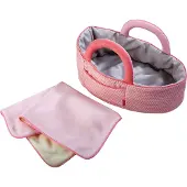 Haba Sac de transport pour poupée Rose Red