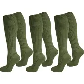 Normani Chaussettes montantes 'ARMY' olive