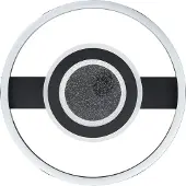 Brilliant LED Plafonnier Queens 37 x 37 cm, 2400 lm, 3000 K, effet scintillant, noir