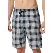 Schiesser Pantalon de pyjama ' Mix & Relax ' noir / blanc