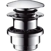 Hansgrohe Garniture d'écoulement Push-Open chromée, 1 pièce.