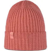 Buff Knitted Beanie Rose