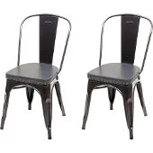 MCW Chaise de salle à manger -H10e (lot de 2)