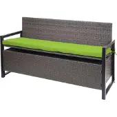 Mendler Poly-Rattan Banc 3 places -F39