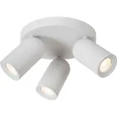 Lucide Triple spot plafonnier blanc mobile 3xGU10 35W Punch
