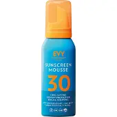 EVY Mousse unisexe visage et corps SPF 30, 100 ml, Technology