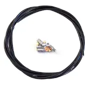 Hope Braided Brake Hose Olive Kit Noir