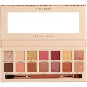 Sigma Beauty Cor-de-Rosa Eyeshadow Palette palette de fards à paupières avec pinceau 16,24 g