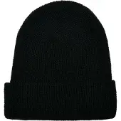 Flexfit Recycled Yarn Waffle Knit Beanie Noir - Flexfit 1505RY