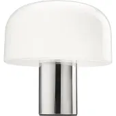 Flos Bellhop Glass Lampe de Table Bright Aluminium