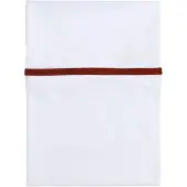 Babys Only Drap berceau ruban tricoté brique/blanc