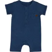 Babys Only Grenouillère manches courtes Melange jeans - 68