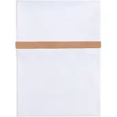 Babys Only Drap berceau ruban tissé caramel/blanc