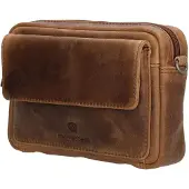 Hide & Stitches Femmes, Sac à main, Borsa a Spalla Navajo, Marron