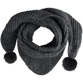 Babys Only Châle avec pompon Cool anthracite - 3-8 ans