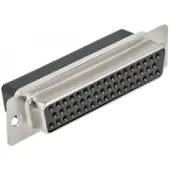 DeLOCK D-Sub HD 50 Pin Crimp Buchse, Metall