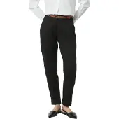 Comma Pantalon chino marron / noir
